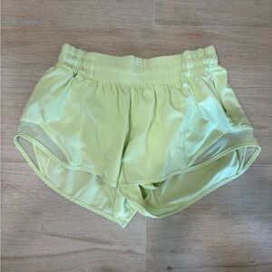 Lululemon Athletica Light Green Athletic Shorts